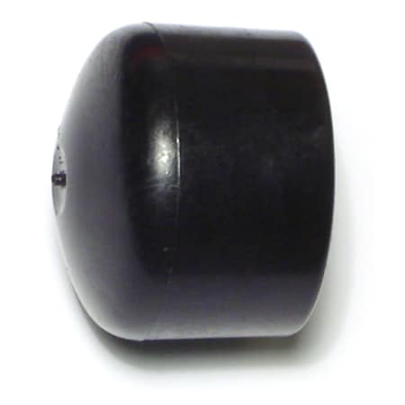 Midwest Fastener 1-1/8" Black Plastic Round Outside Furniture Caps 6PK 66311